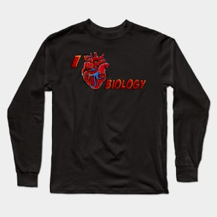 I Love Biology Long Sleeve T-Shirt